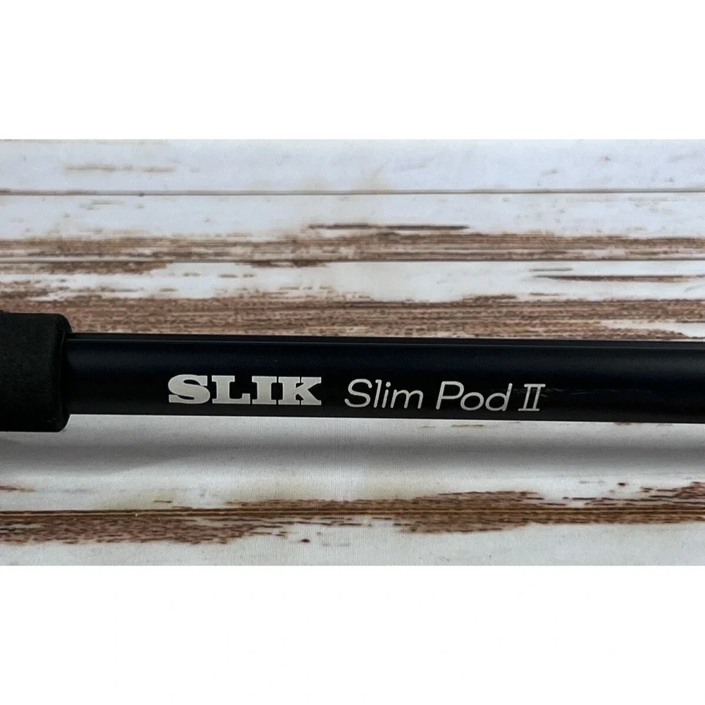 SLIK Slim Pod II Camera Camcorder Monopod 4-Section Aluminum